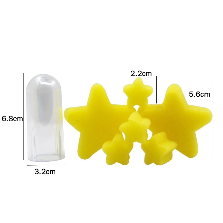 BrilliantMagic Newest Tube Vanish Sponge Stars Magic Prop Set