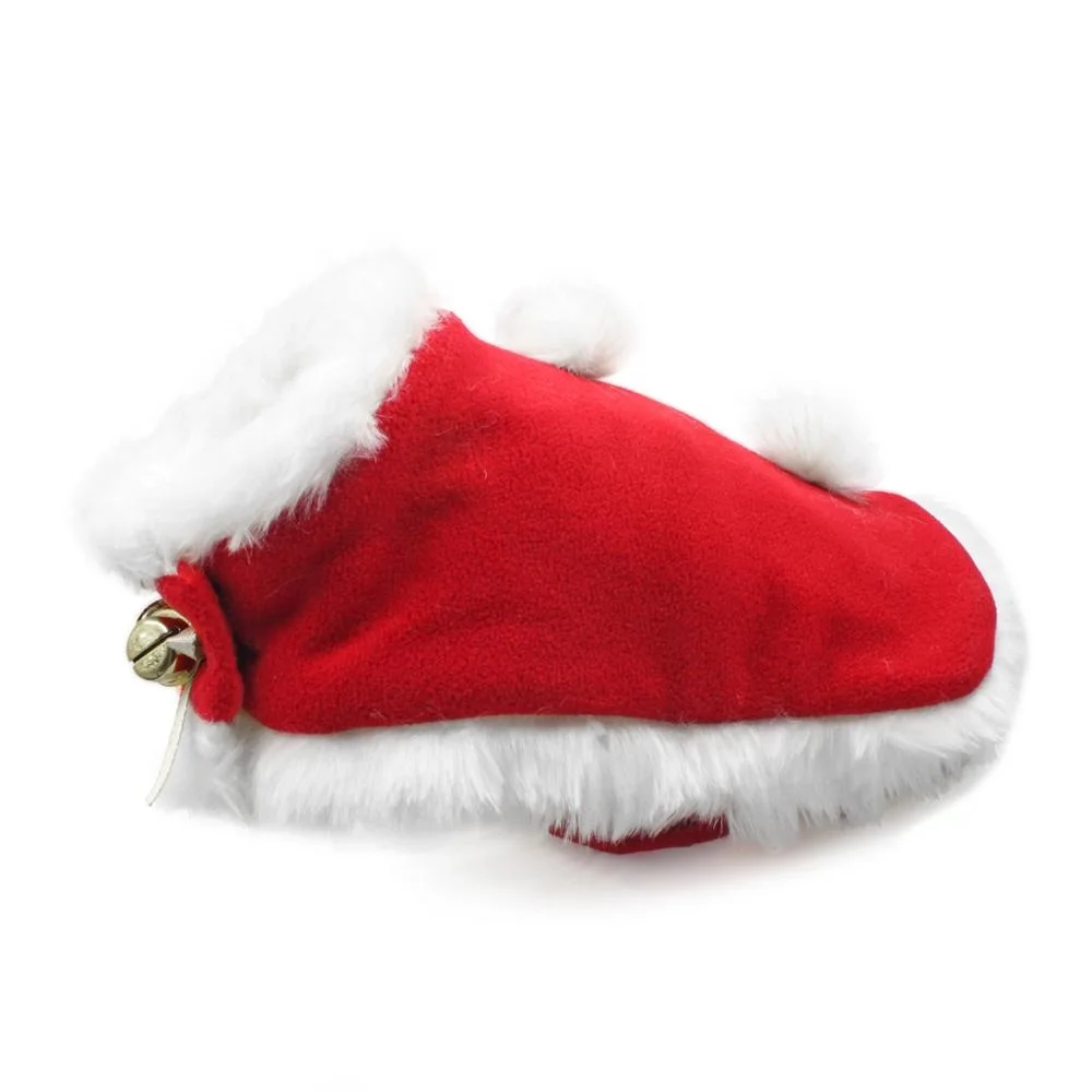 Wholesale Pets Outfits Puppy Cloak Cat Dress Red Christmas Clothes for Doggy