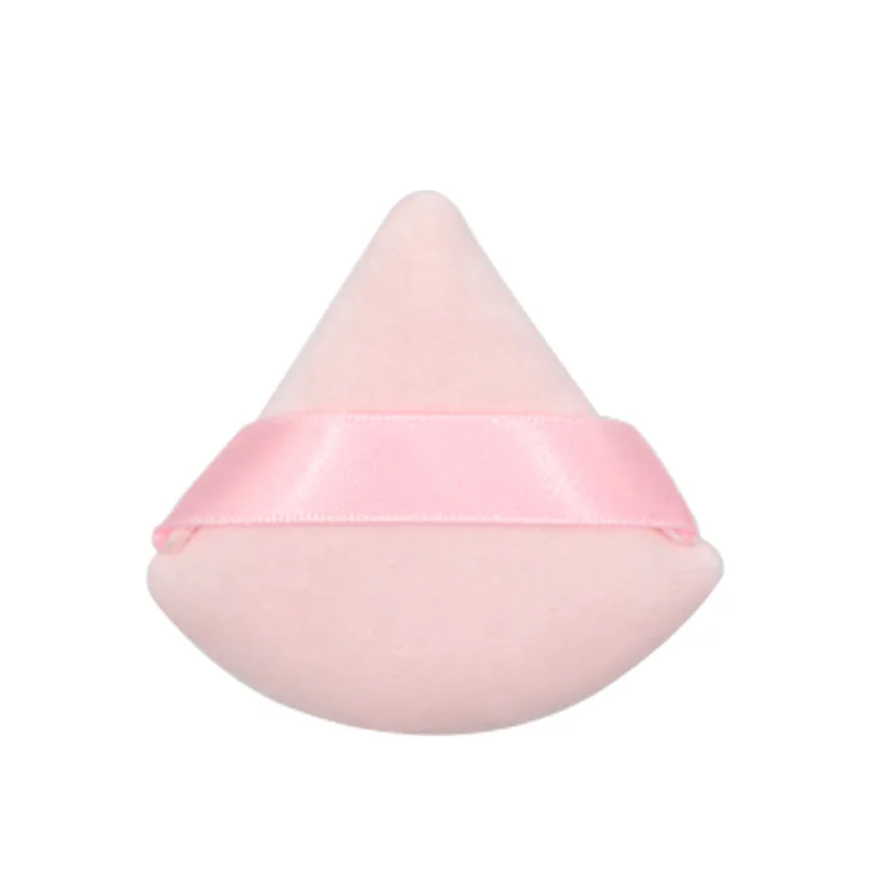 Triangle dry powder puff, triangle wedge soft makeup puff, used for fine facial styling makeup