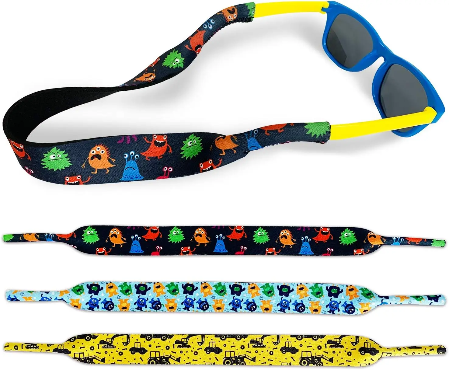 Custom Design Kids Eyewear Retainer, Eyeglasses & Sunglasses Strap for Kids, Floating Sunglass Lanyard for Kids