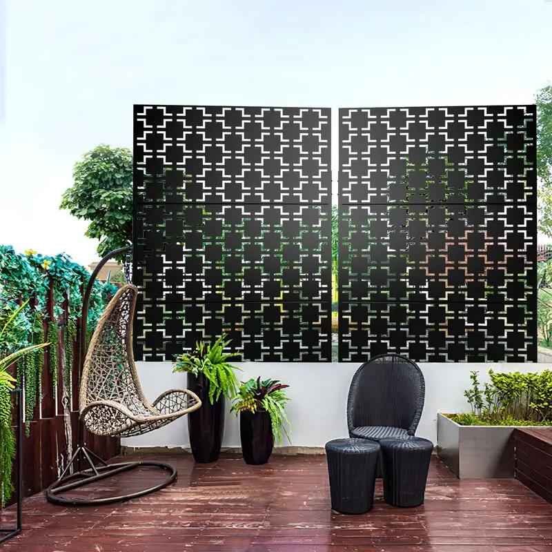 Laser Cut Decorative Sheet Metal Screen Panel For Wall Art