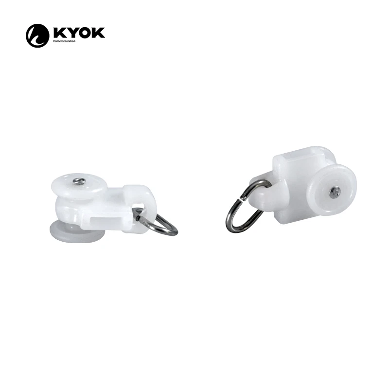 KYOK Eyelets and Curtain Rail Roller Runner for Curtain Rail Wheel Track Curtain Accessories Track Runners