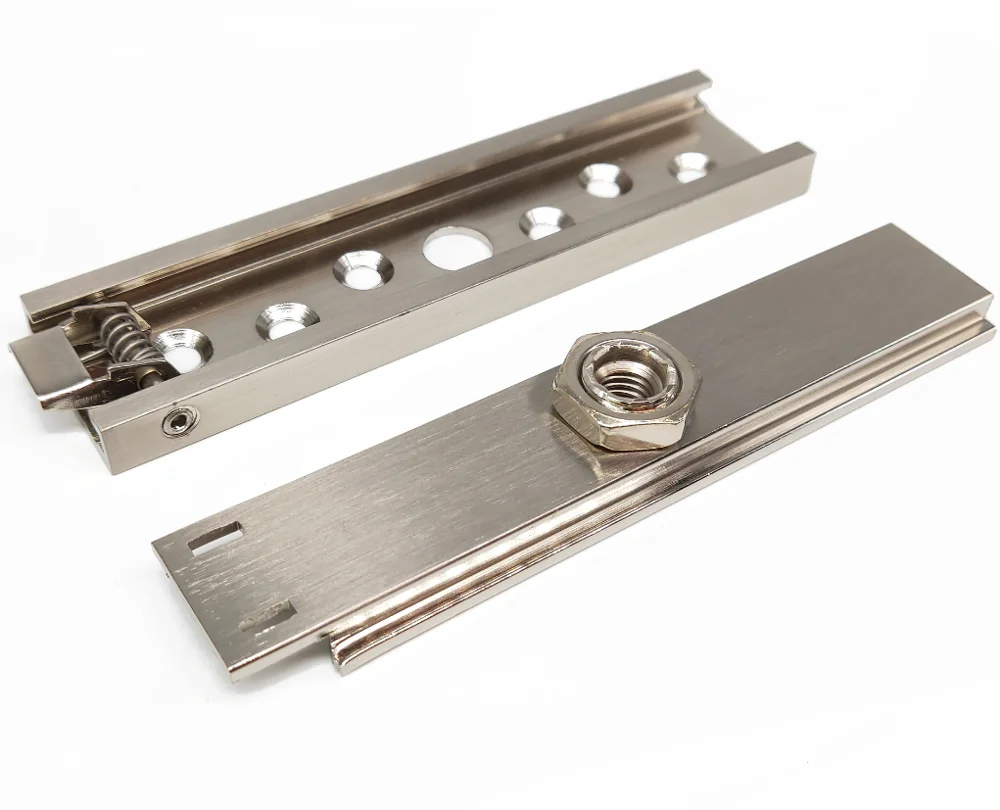 Aluminum Double Pulley Track Wheel wooden door hidden rollers sliding door system