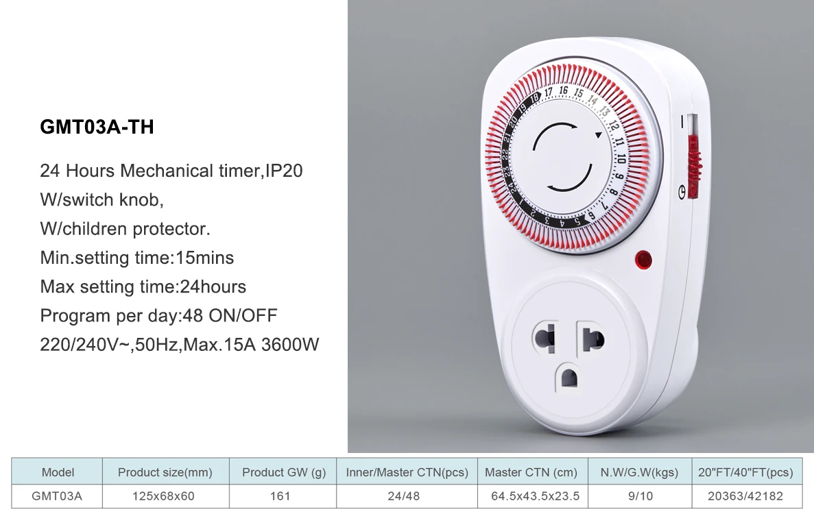 Top Quality Controlled Energy Saving Outdoor Washing Machine Mechanical Timer