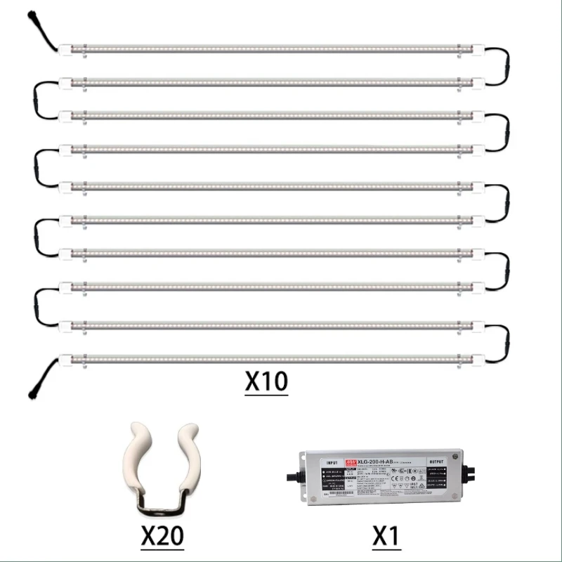 Full spectrum cob led grow light T8 tube 1.2m waterproof IP 65 20W 25W 30W 48W power
