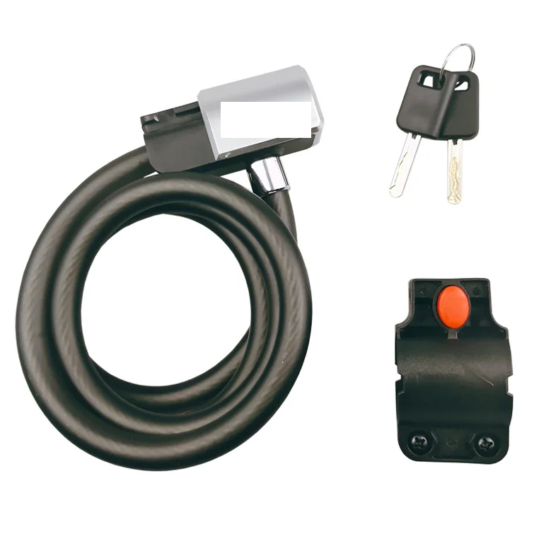 
high security Bicycle lock mountain bike ring anti theft wire electric vehicle motorcycle key cable motor bike lock 