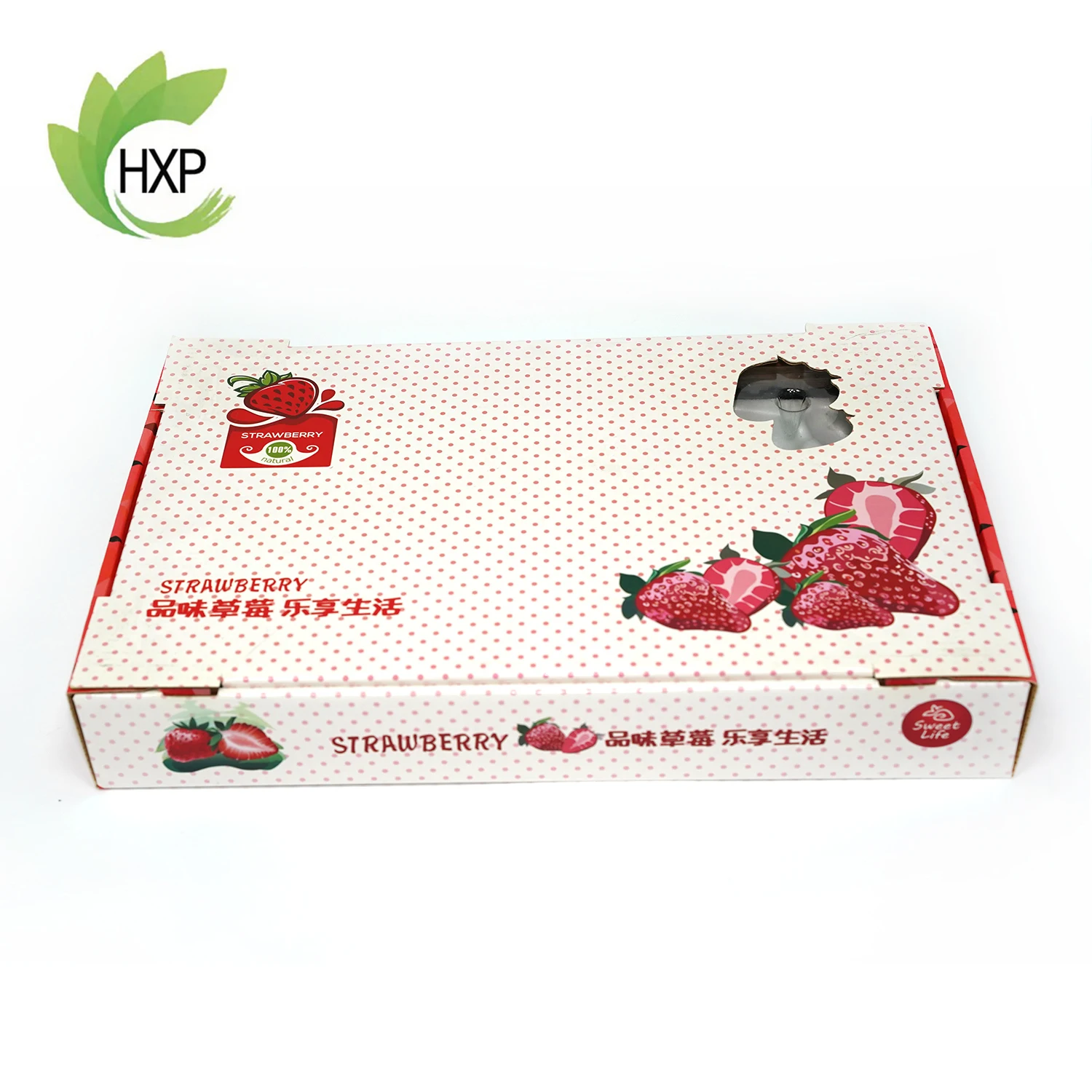 Оптовая продажа, коробка для фруктов и овощей с логотипом на заказ, коробка из гофрированного картона для фруктов