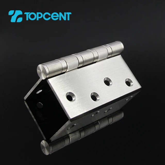 TOPCENT Aluminium Flag Flush Butt Hinge Door & Window Hinges Accessories Hardware Stainless Steel Aluminum Door Hinges