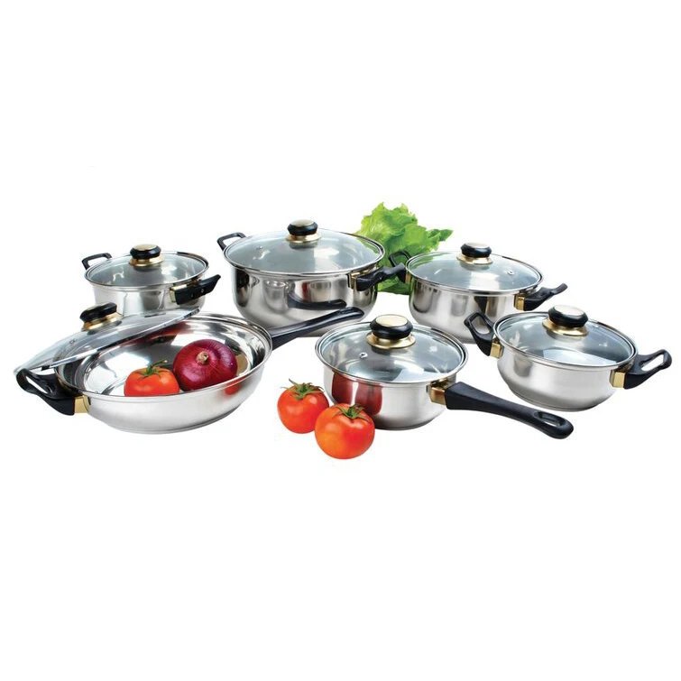 Kitchen Cookware Wholesale Stainless Steel Cookware Sets With Bakelite Handle