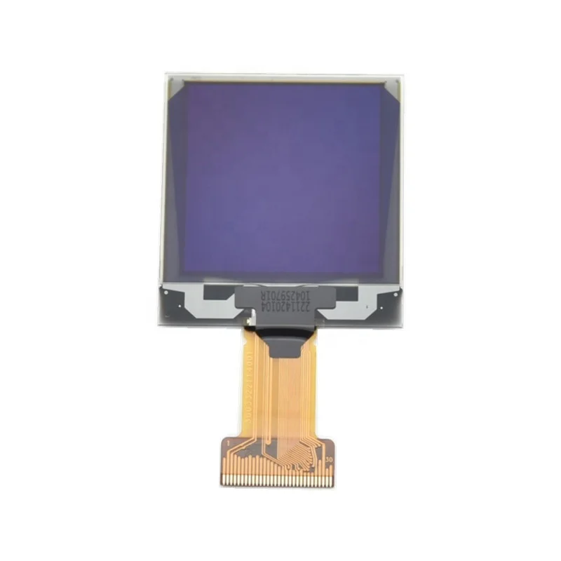 OED150-128128W002-C30 Promotional Durable Using 1.50 Inch White Flexible Small Display Led Screen