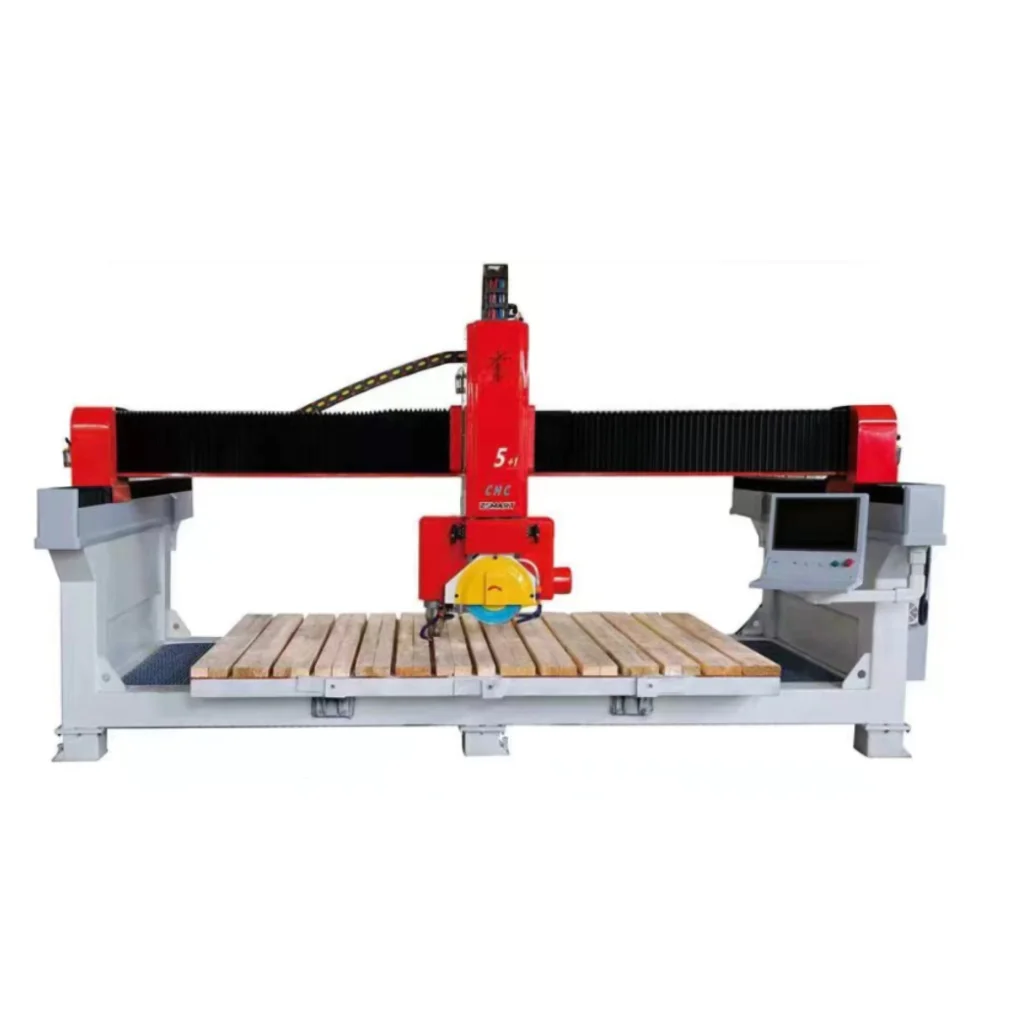 marble stone c n c router engrave machine 5axis bridge saw quartz polishing cutting router