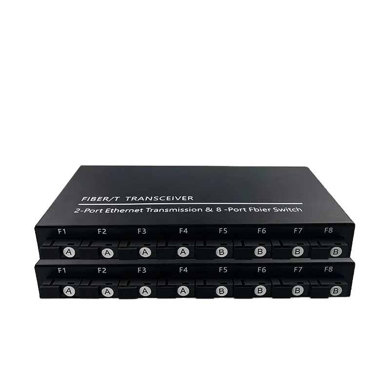 100/1000M Optical Fiber switch 8 port 2 Electricity sfp Fiber Optic Media Converter