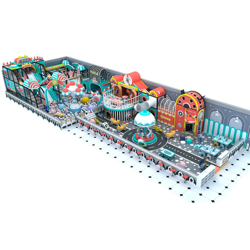 TUV Certified Commercial Toy Naughty Castle Indoor Play Customized Inside Playground For Kids