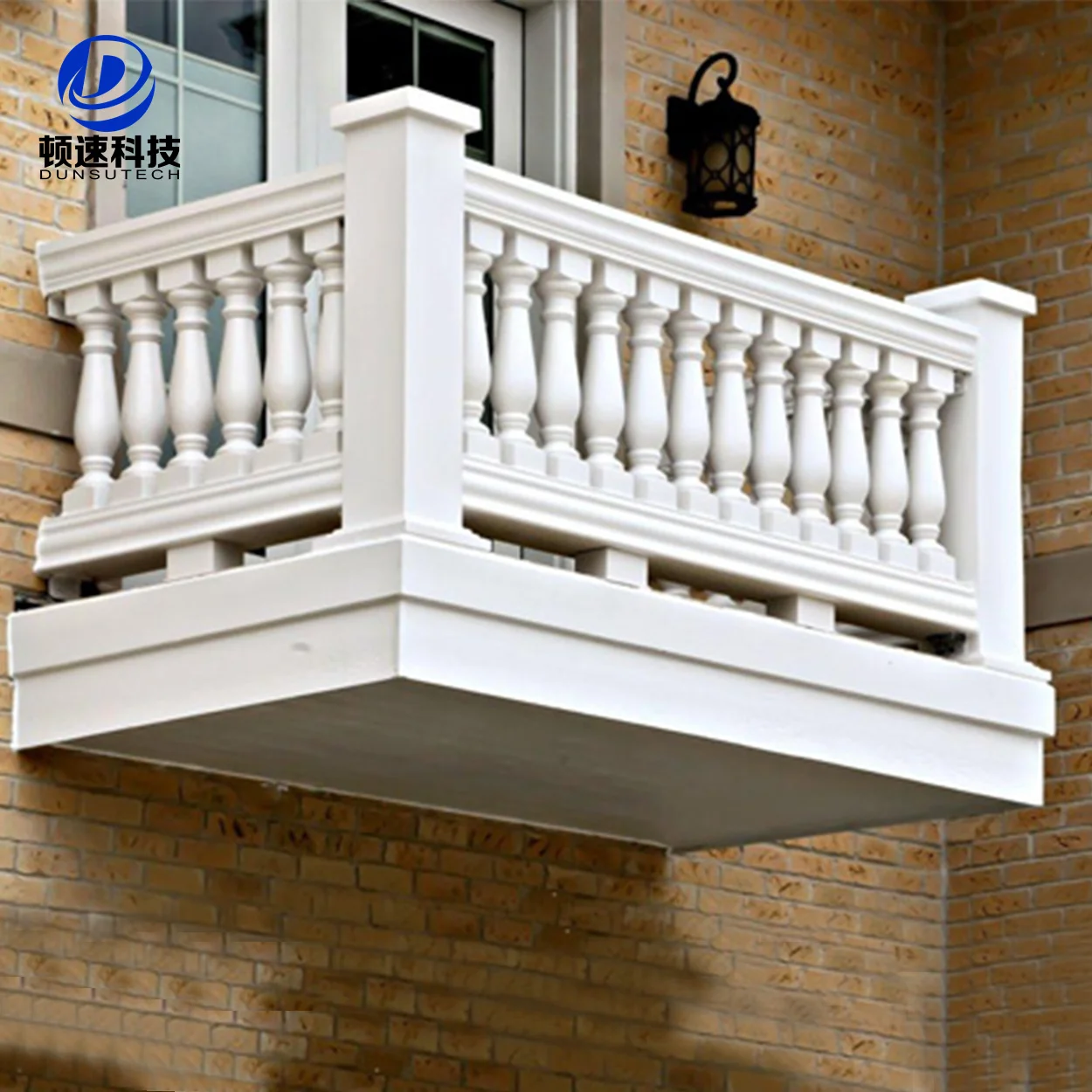 Marble balustrade stone balusters high end house decorative marble railings white marble balcony balustrade
