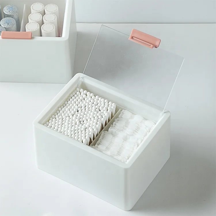 Other Makeup Products Accessories Plastic Sponge Lipsticks Cotton Pad Swab Storage Bins Cosmetic Box Make Up Organizer