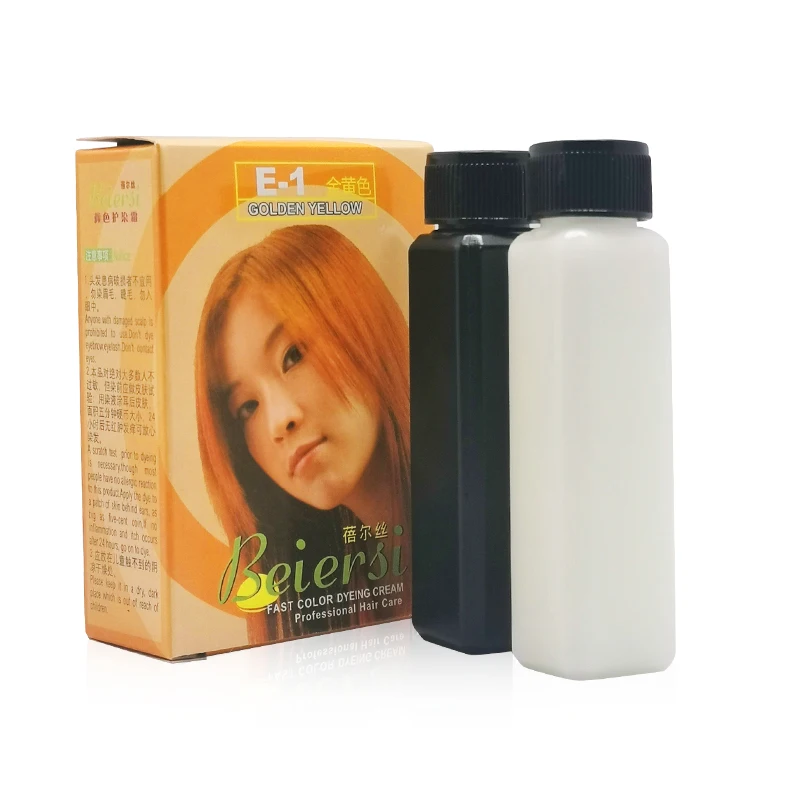 Korea custom permanent ppd free hair dye color professional for salon