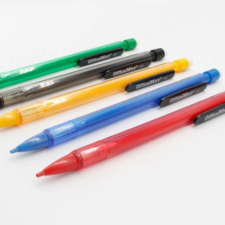 0.5/0.7mm Lead Refill Erasable Colored Mechanical Pencil with earser