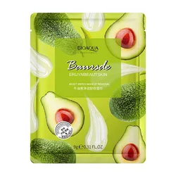 BIOAQUAN avocado Mild elasticity Makeup remover wipes Cleansing towel Facial cleaning makeup cotton