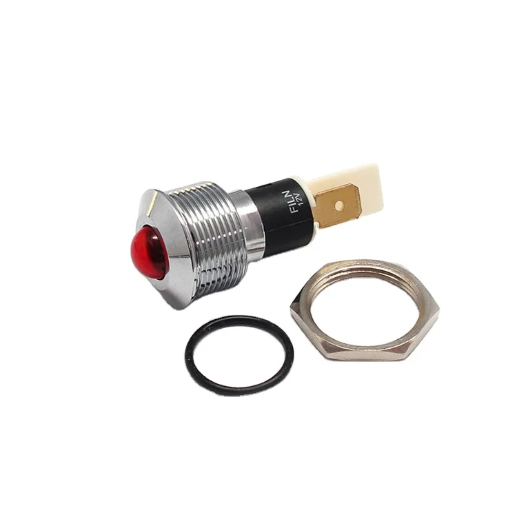 19mm Dot light ball dome indicator light signal lamp machine eQuipment warning led