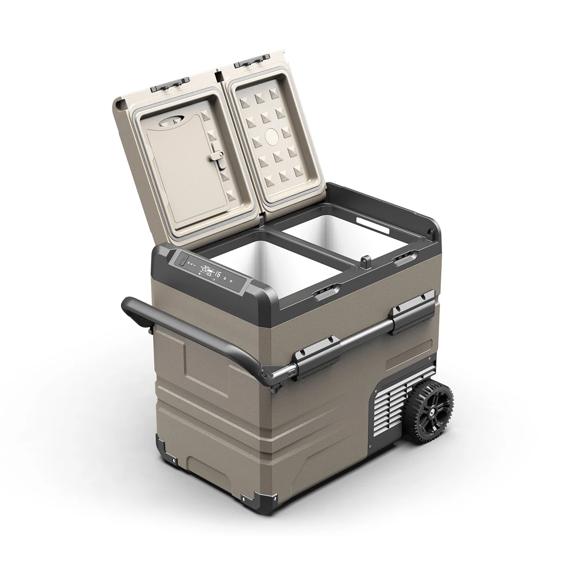 factory price  55l portable cooler electric car freezer ac dc dual use compact fridges refrigerator