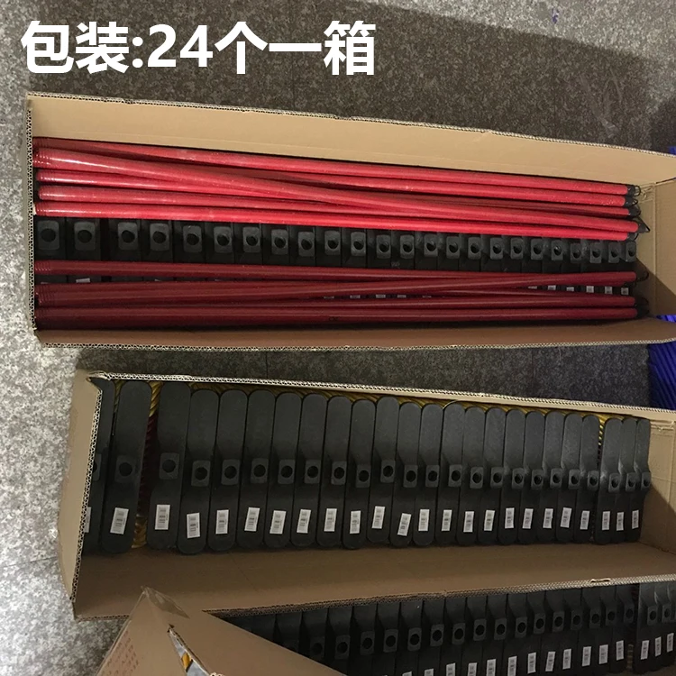 HQ0578R cheap black color Indian PP broom with soft bristle home cleaning