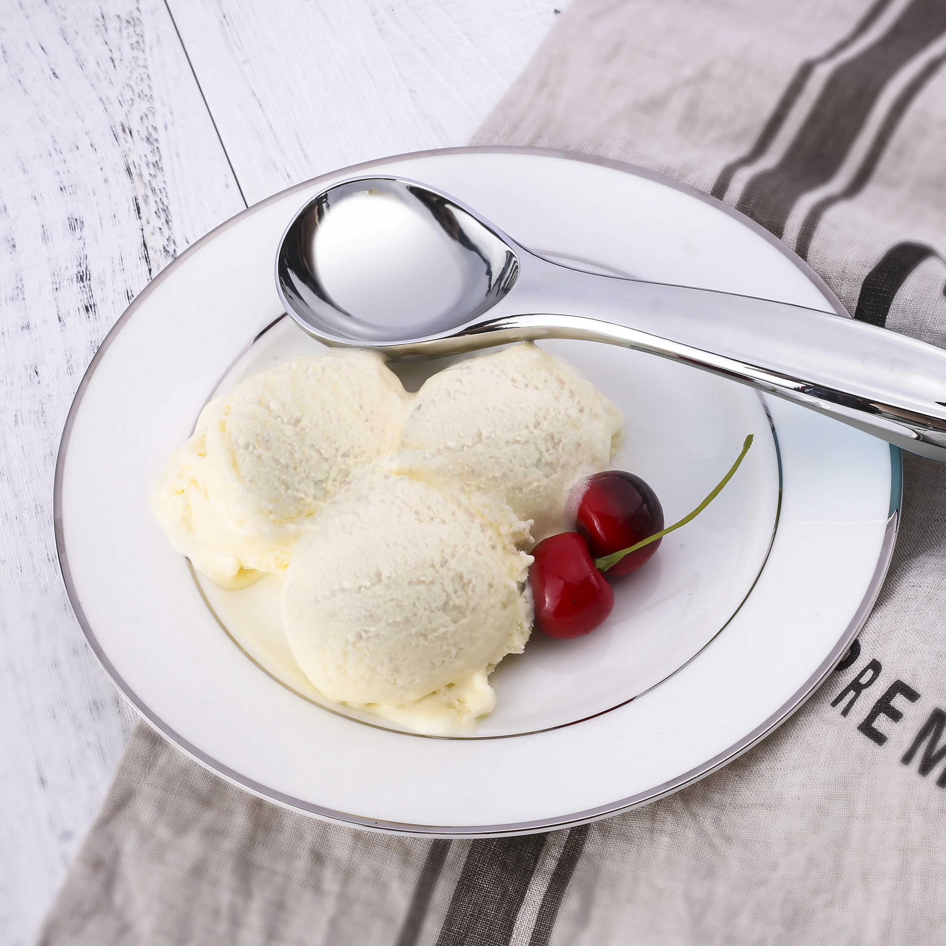 
Heavy Duty Stainless Steel Ice Cream Scoop 