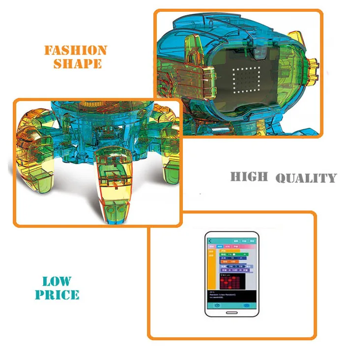 Remote Control Robot App Intelligent Programming Playing While Learning Lifelike Robot Toys For Children