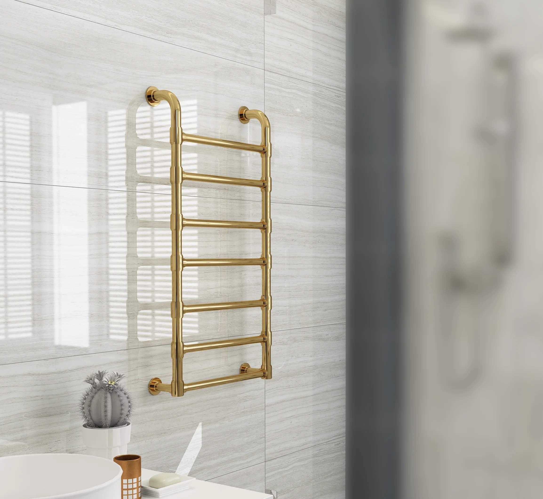 Hot Selling Stainless Steel Heated Rail Towel Warmer Bathroom Electric Heating Towel Rack