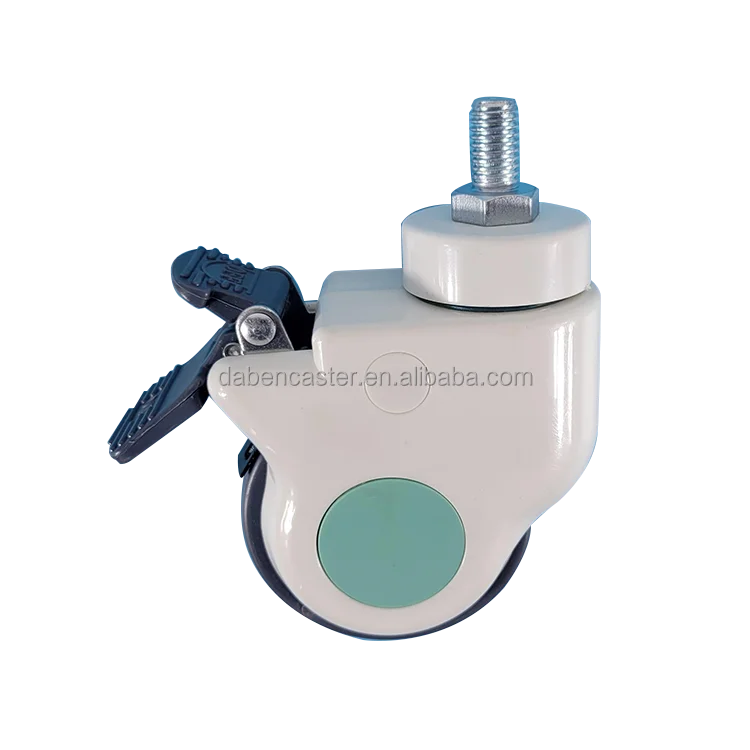 3 Inch Swivel Stem Caster Medical Cart Castor for Hospital furniture Wheels