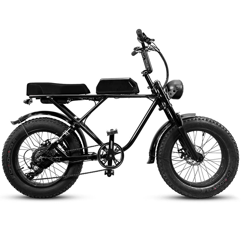 wholesale 48v 750watt adult fat tire fast electric bicycle Shimano 7 speed mountain ebike