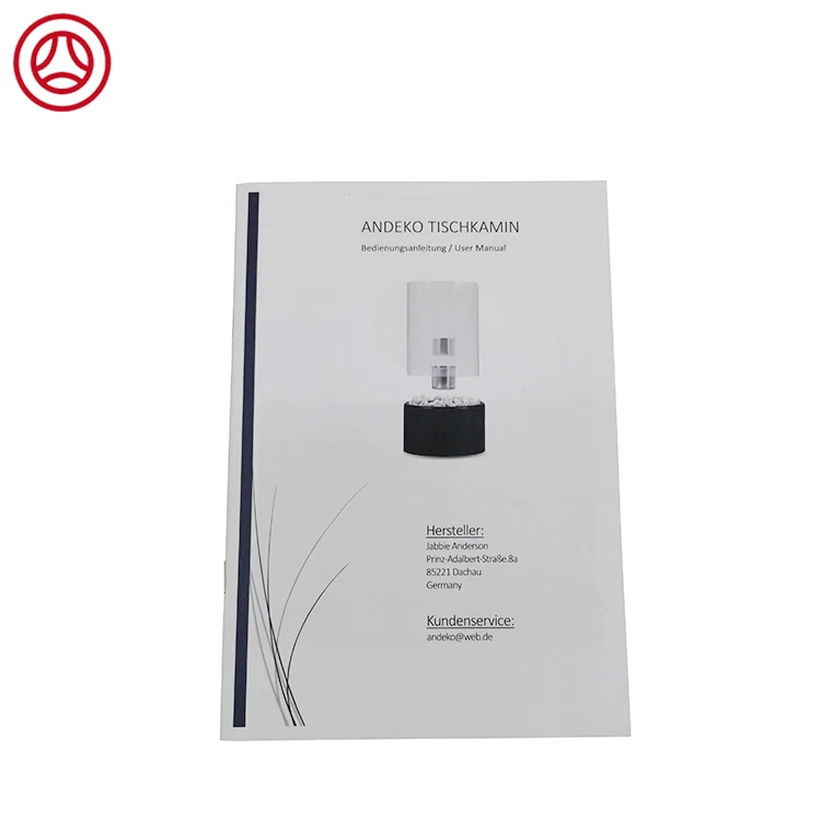 Custom User Guides Booklets Products Catalog Full Color Pamphlet Instruction Manual