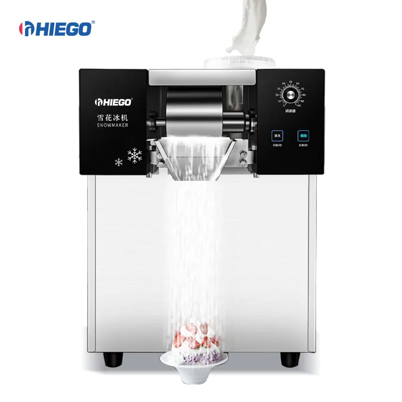 Full Automatic Milk Snow Air Cooled Ice Machine Commercial Snowflake Ice Making Machine Korean Bingsu Machine