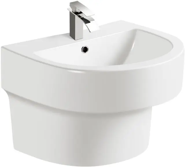 Сантехника Casa, белая раковина, Керамическая маленькая раковина для ванной комнаты, Настенная раковина