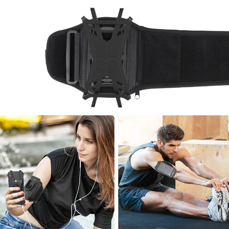 Armband 360 degrees Rotatable  Gym Running Workouts Sports Cell Phone Arm Band Holder for smart phone