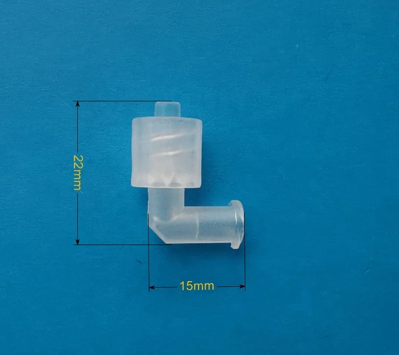 Plastic elbow L 90 degree male female luer lock connector combi male to female luer coupler adapter
