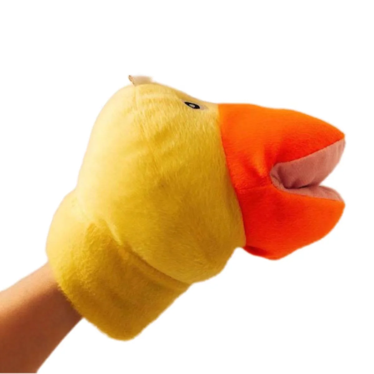 Wholesale factory custom Dog monkey duck animal hand puppet plush toy
