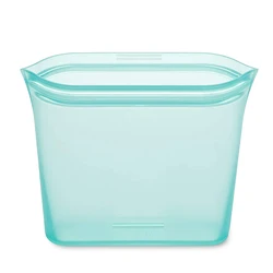 Bpa Free Leakproof Fresh Ziplock Reusable Bag Preservation Packaging Silicone Food Storage Bags