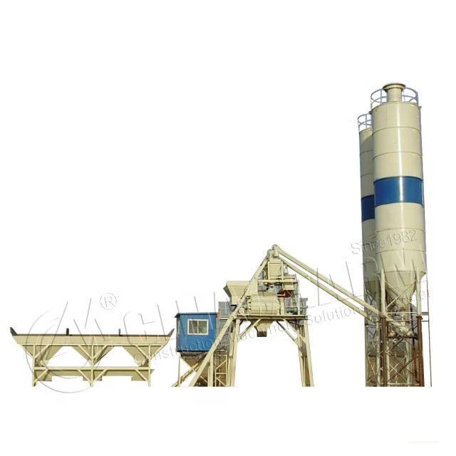Concrete Batching Plant 75m3/h With JS1500 Concrete Mixer