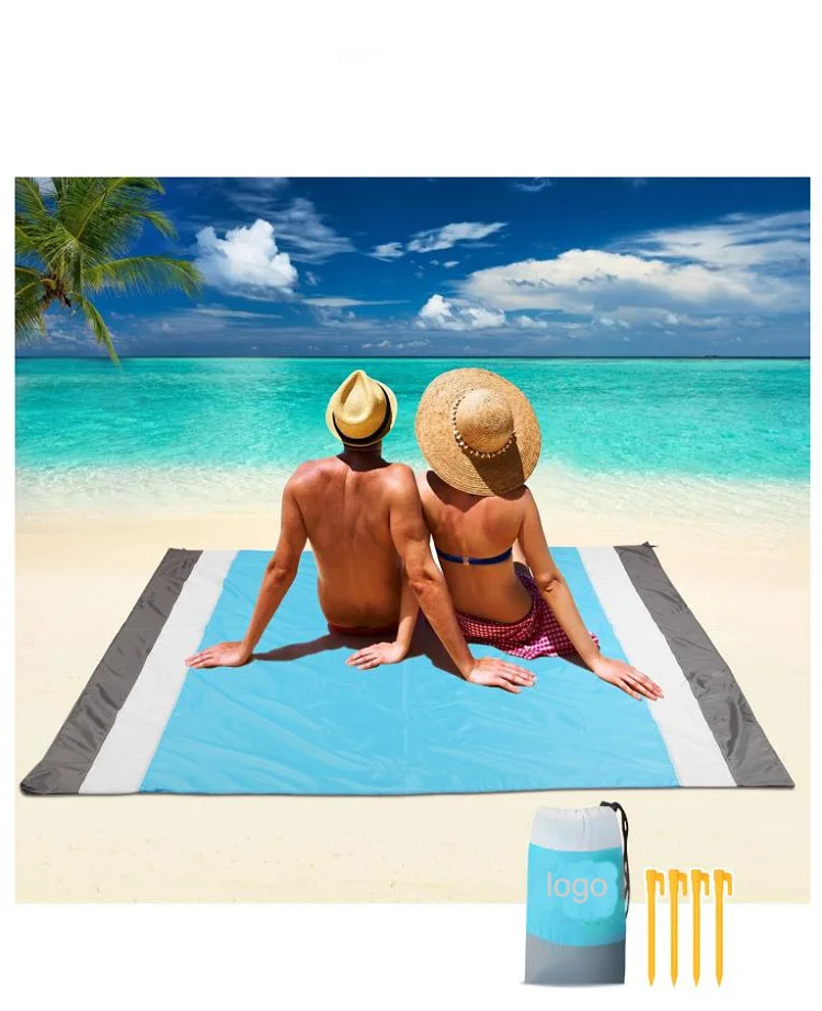 sand free outdoor camping  proof nylon beach blanket mat sand proof picnic mat picnic mat waterproof beach