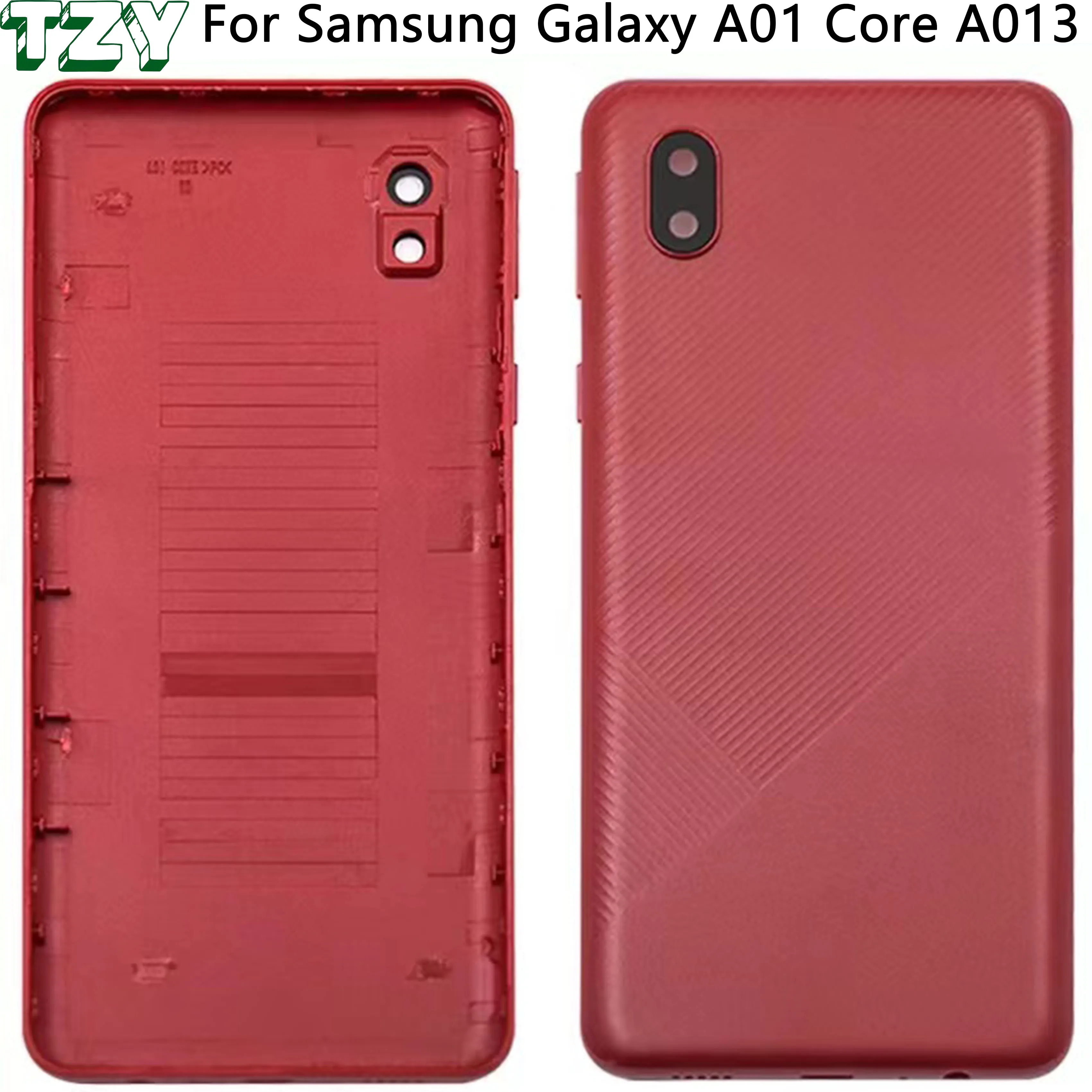 Phone Back Battery Cover For Samsung Galaxy A01 Core A013 Rear Case Door Housing Replacement Parts