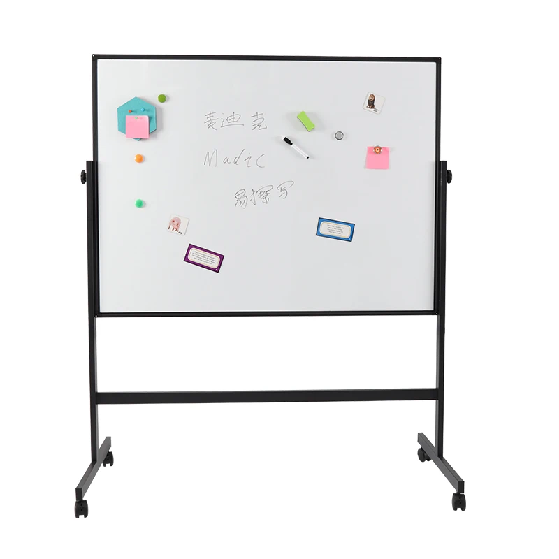 New Arrival Magnetic Dry Erase Whiteboard Office Stand Versatile Bulletin Board Easel for Writing and Drawing