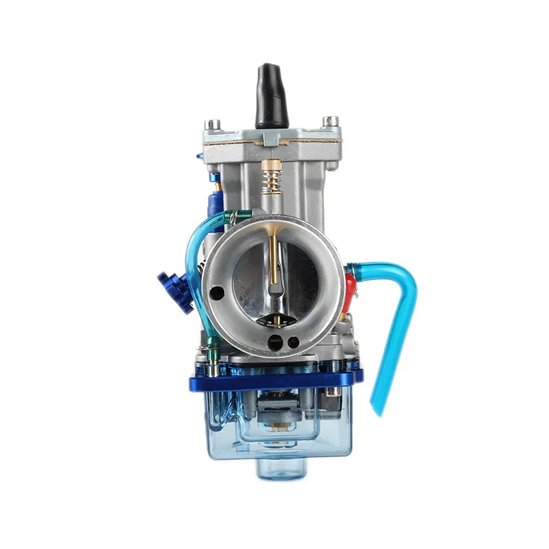 High speed adjustable carburetor for Keihin PWK28 30 32 34MM clear blue oil pan carburetor