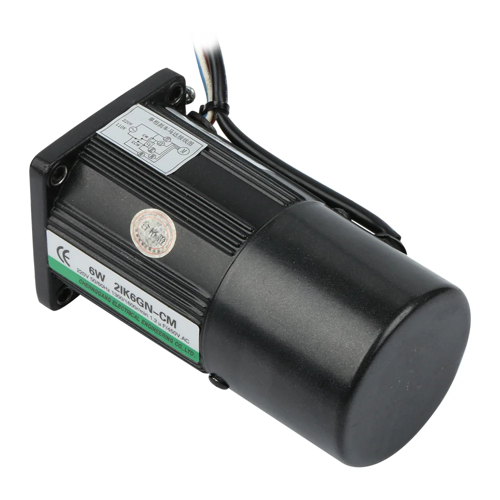 6W 220V Speed Control Motor 2IK6RGN-C with Gear Head 2GN 5K/2GN 12.5K/2GN 36K/2GN 120K/2GN 200K