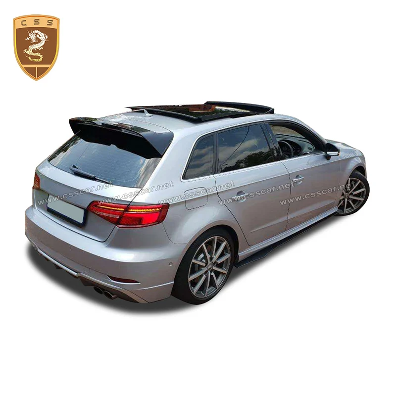 Автомобильные аксессуары украшения спойлеры с крыльями для ad a3 s3 УГЛЕРОДНЫЙ спойлер
