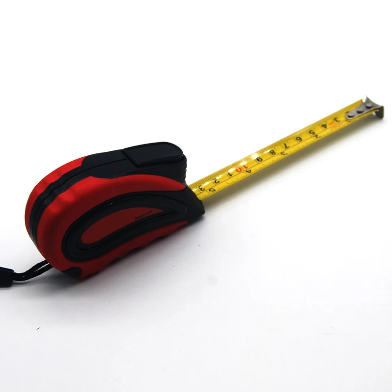 Smart abs plastic metric inch construction ruler custom automatic tape measure with logo