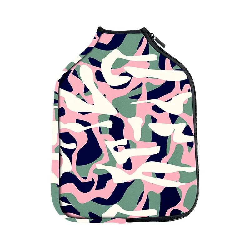 Custom Waterproof Leopard Neoprene Tennis Bag Racket Case Pickleball Sleeve Pickleball Paddle Cover