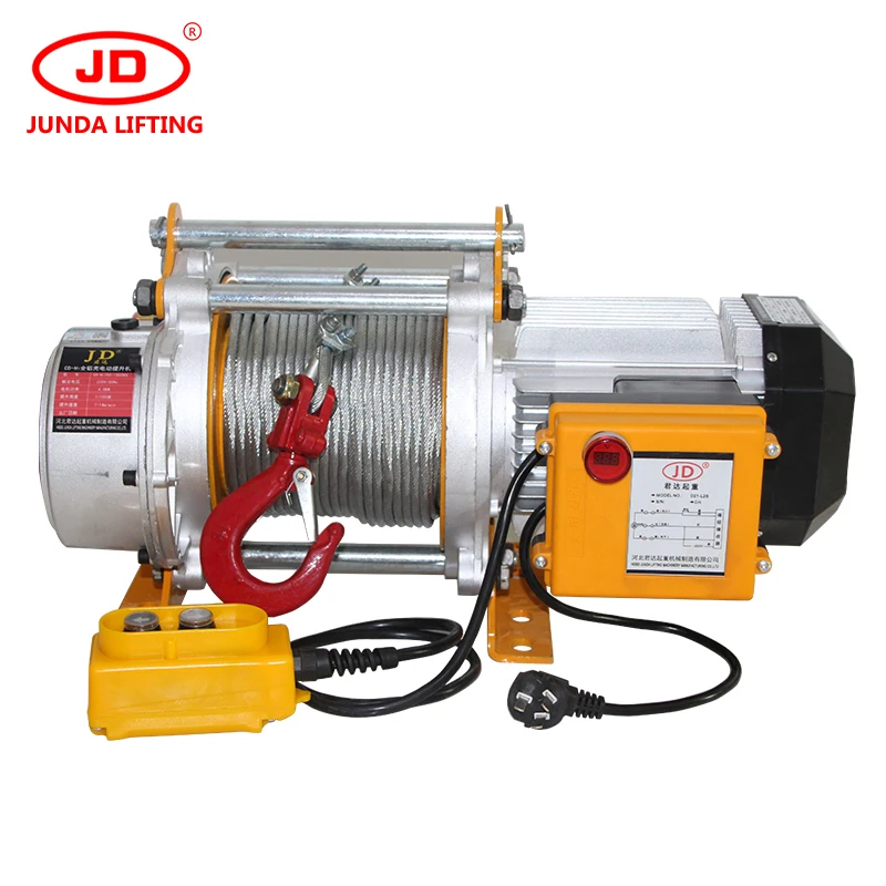 Electric winches 380 V 750-1500 kg