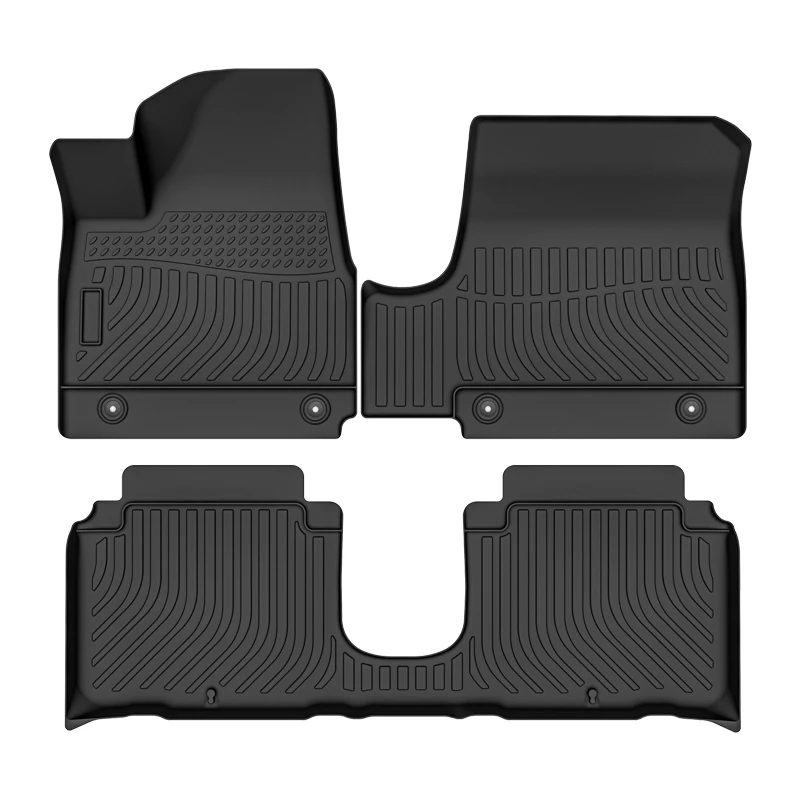 Car Interior Accessories 3D TPE Car Floor Mats All Weather 5D Trunk Mats Carpets for Prado 120 Cargo Liner Foot Mat