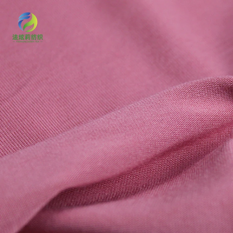 Eco-friendly  sustainable 170gsm   Lenzing Tencel 95%Modal 5%Spandex EcoVero Lyocell single jersey Knitted Fabric For T-shirt