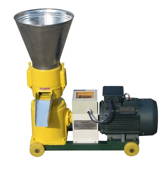 
KL120 Mini Pelletizer Machine Single Phase Feed Pelletizer Mill Machine for Family Use 